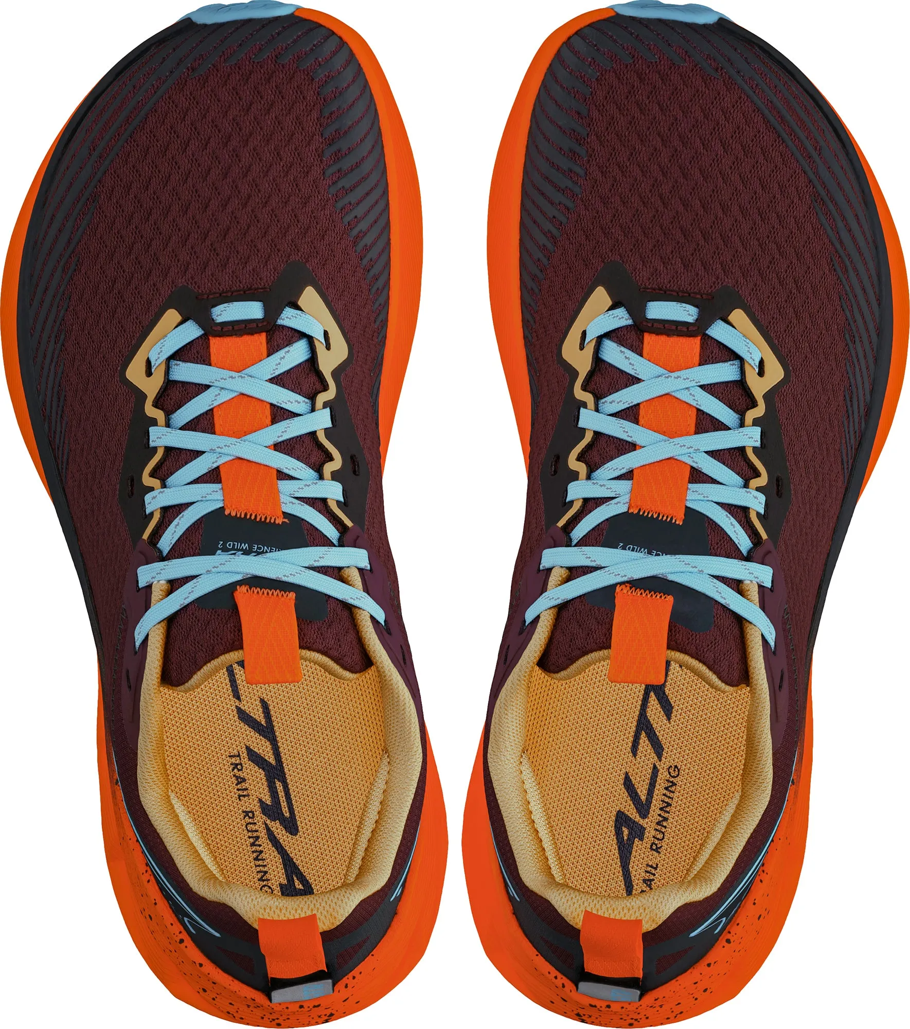 Altra Experience Wild 2 Womens Trail Running Shoes - Red Stretch fit Fit Control