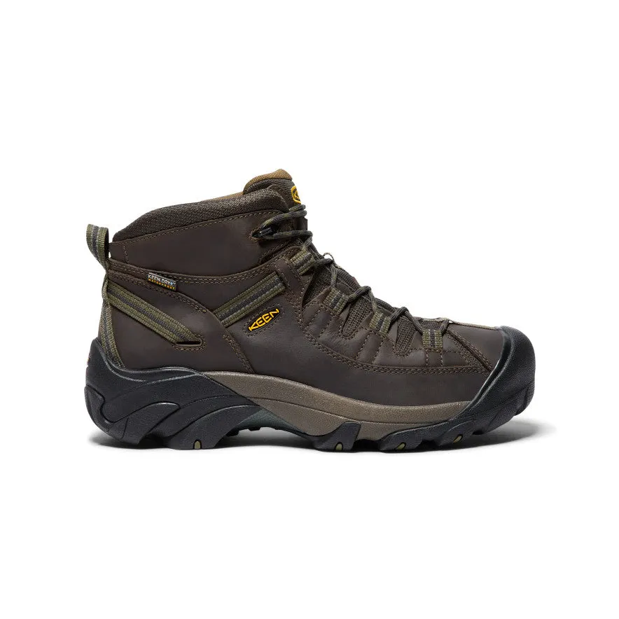 Men's Targhee II Waterproof Mid Wide  |  Canteen/Dark Olive Strength Journey Recovery Ready