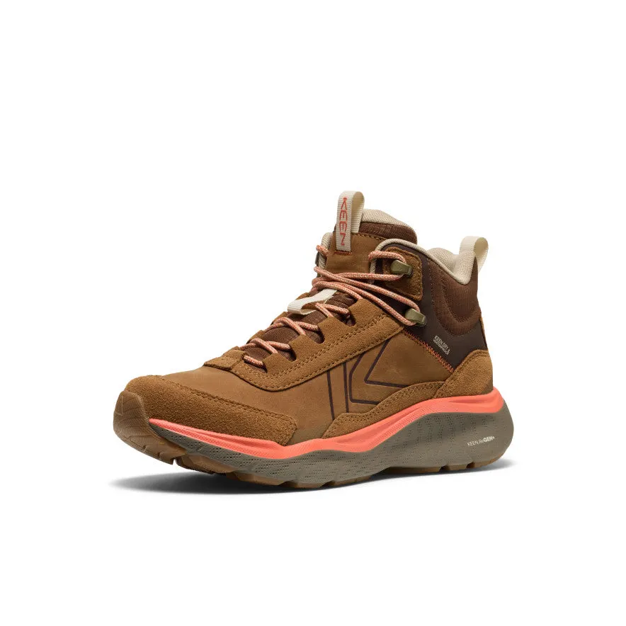 Abrasion resistant Women's Leiki Waterproof Leather Hiking Boot  |  Chipmunk/Bison
