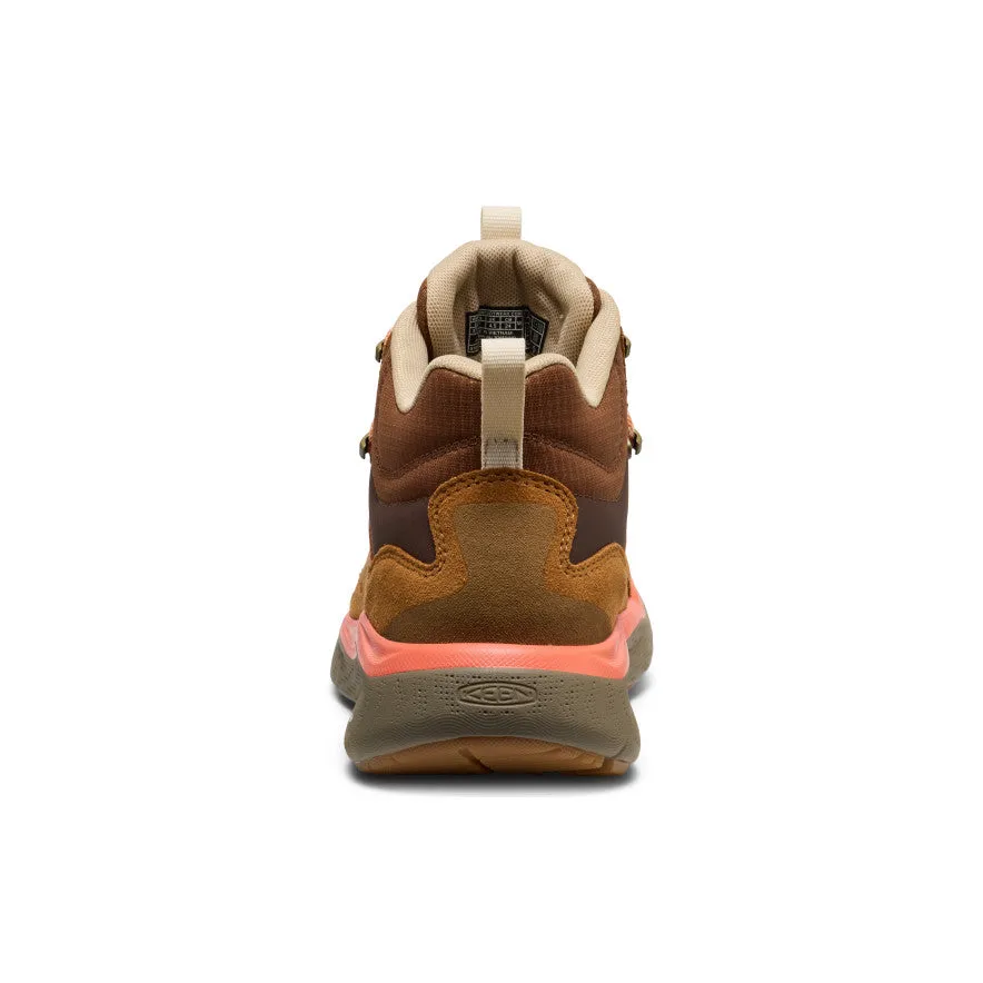 Women's Leiki Waterproof Leather Hiking Boot  |  Chipmunk/Bison Easy Maintenance Upper mesh resists tearing under frequent wear