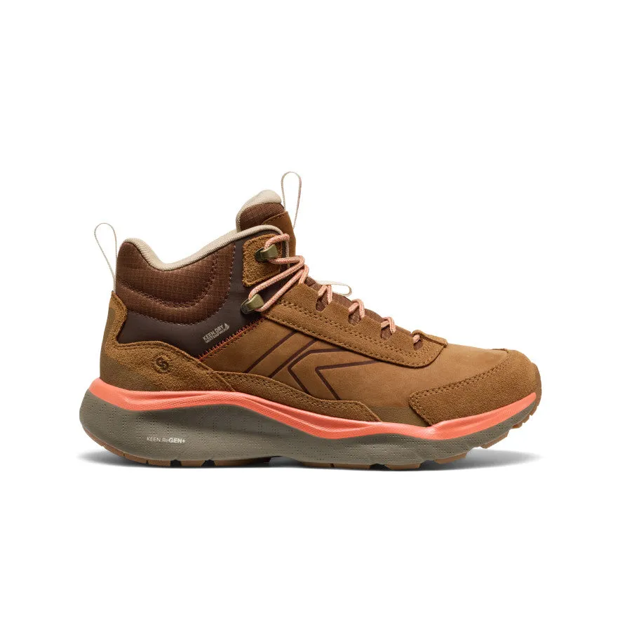 Fat Burn Women's Leiki Waterproof Leather Hiking Boot  |  Chipmunk/Bison