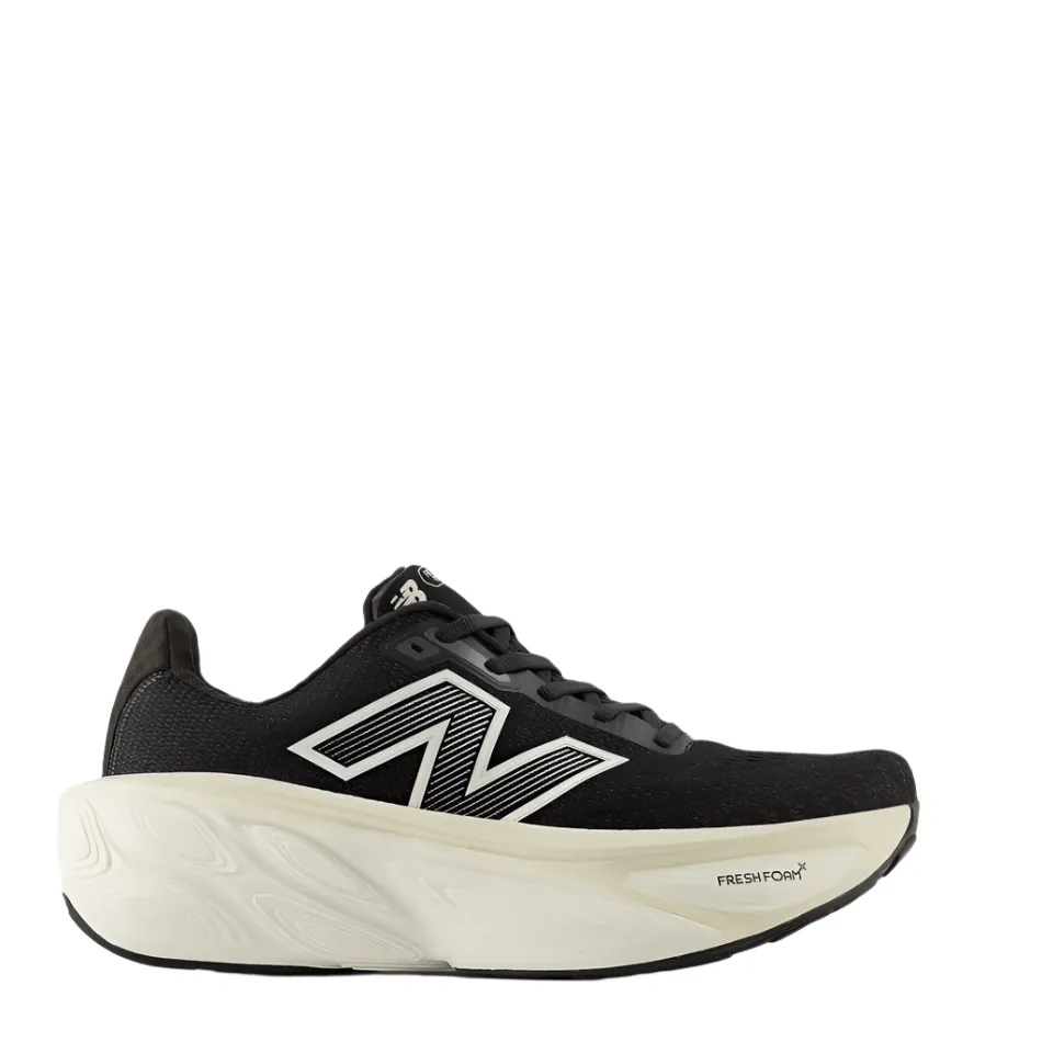 New Balance Men's More V5 Running Shoes in Black Cement SS25 camouflage - design shoes amateur athletes' shoes