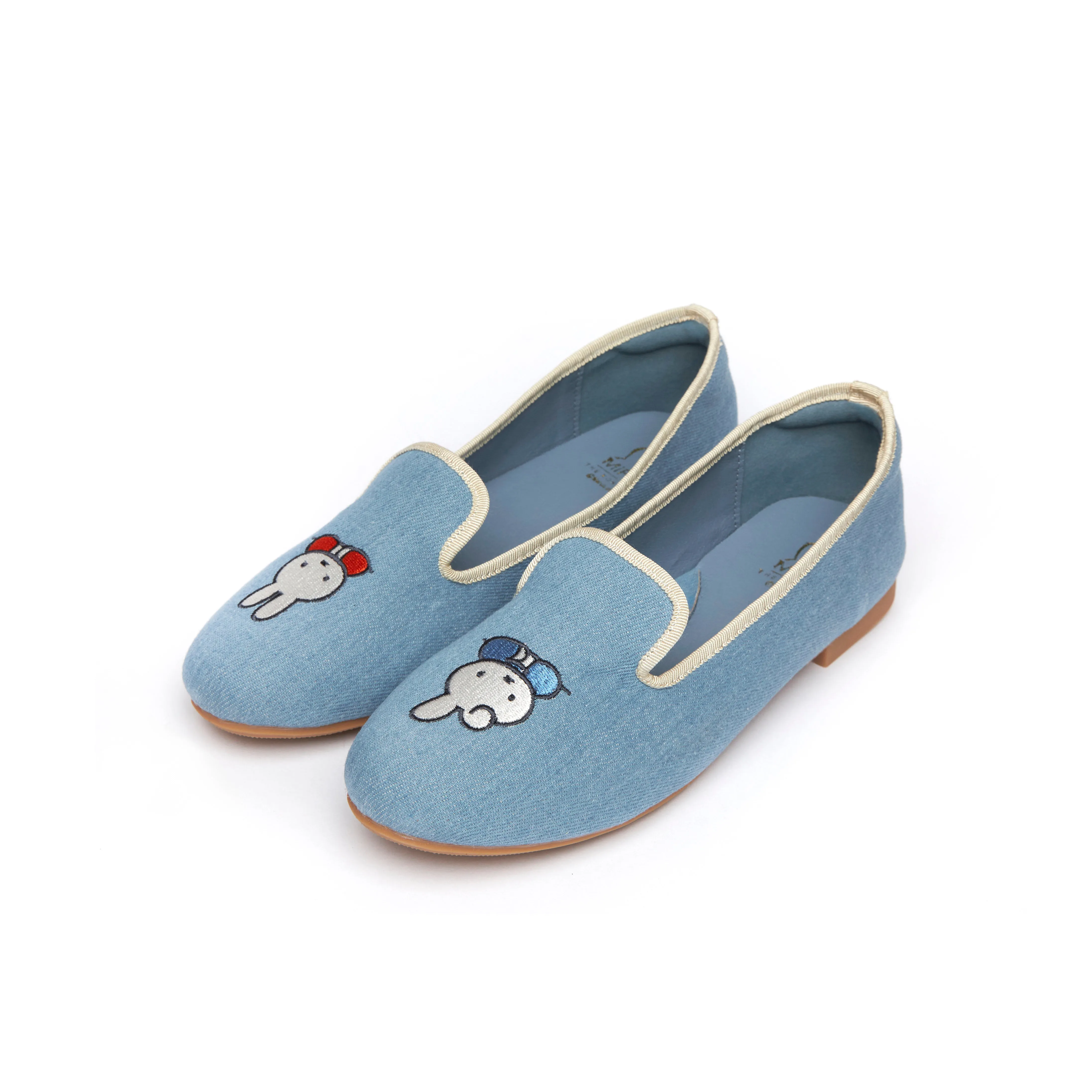 Chic Vibe Miffy Denim Loafers - Blue (BLUE)