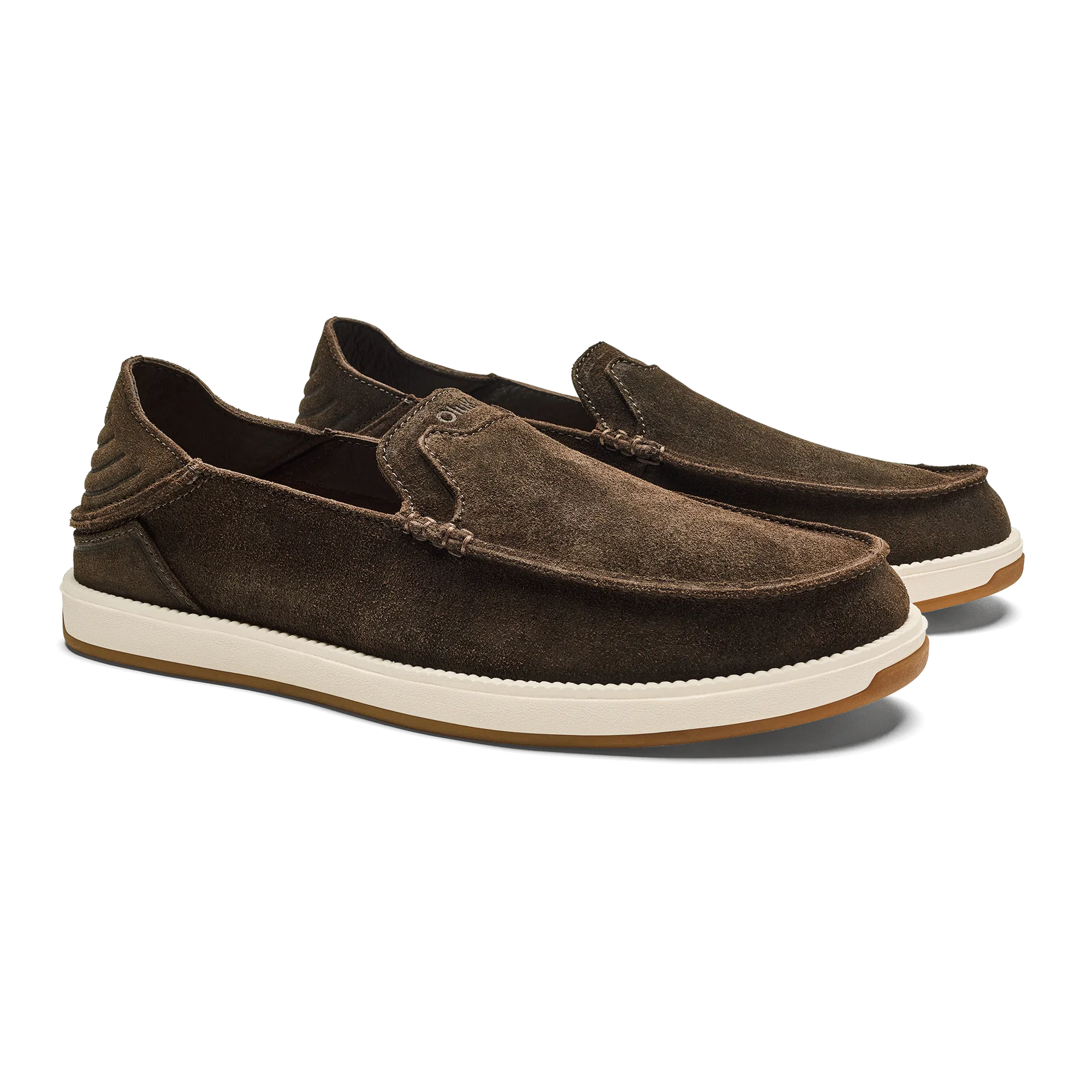 K??kaha Nia - Dark Wood Comfy Walk Fit Shoes Slip Access