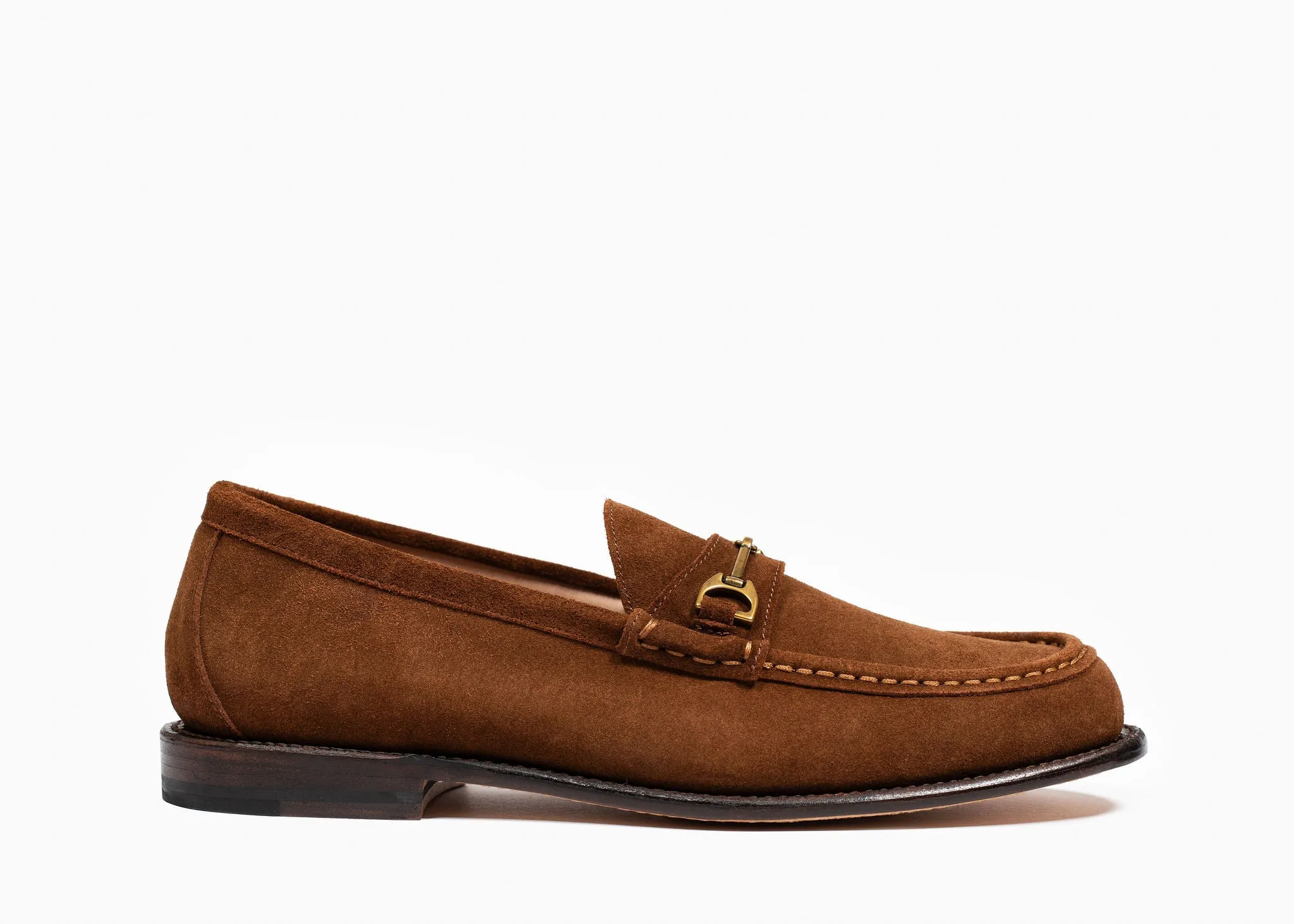 Horsebit Loafer Bourbon Suede Steady Path Comfort Focused
