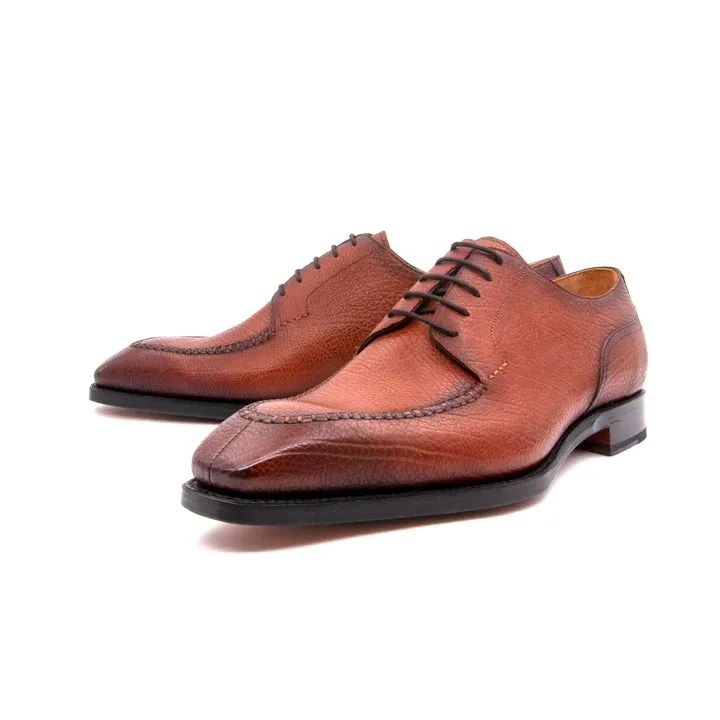 "Norman" Lama Lace-Up Split-Toe Oxford Tan Classic Jungle Path