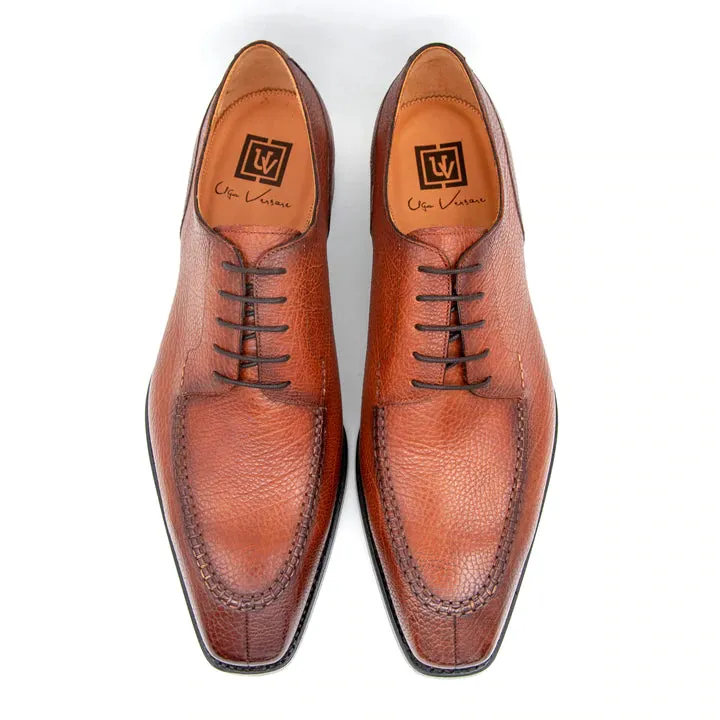 School Day "Norman" Lama Lace-Up Split-Toe Oxford Tan
