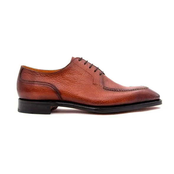 Comfort Walk "Norman" Lama Lace-Up Split-Toe Oxford Tan