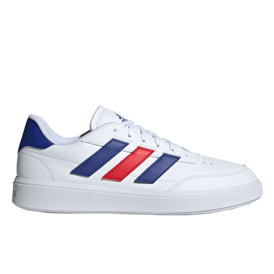 Supportive Clean White adidas Courtblock Men's Sneakers