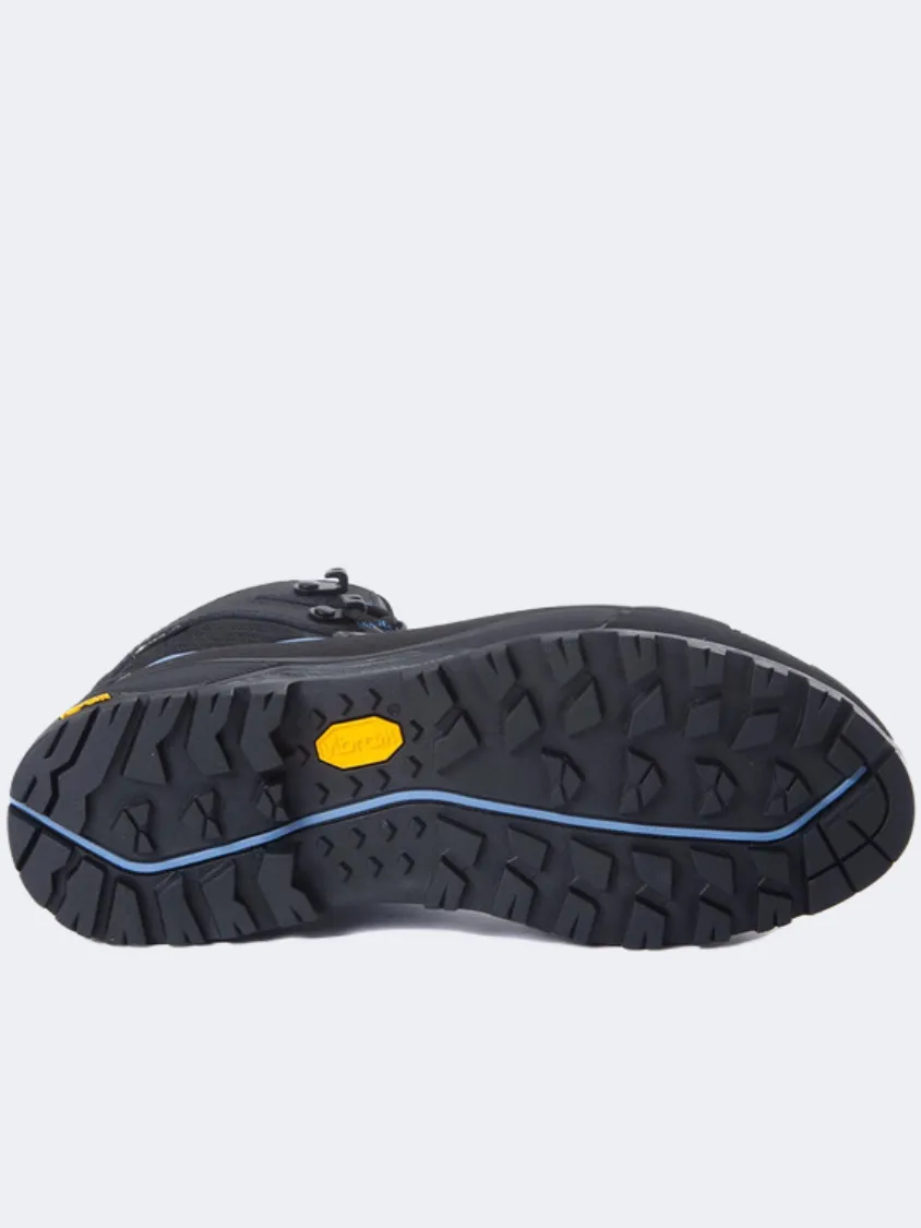 The North Face Verto Alpine Goretex Women Hiking Shoes Indigo Stone/Black Trail Blazing Fit