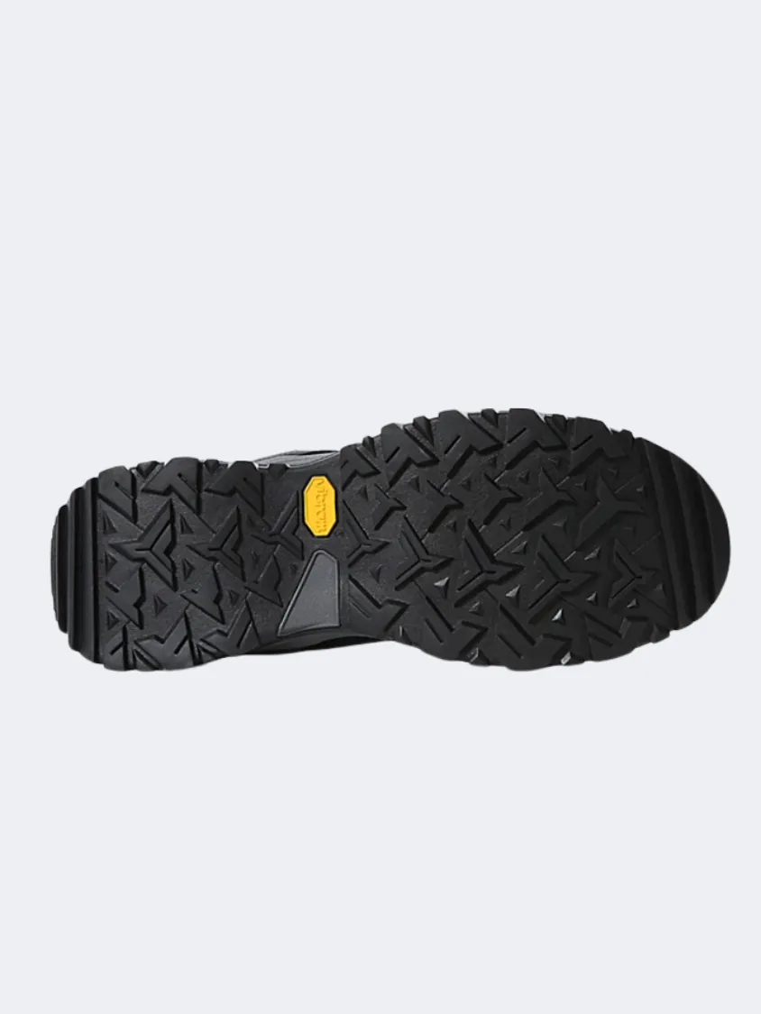 Solid Support The North Face Hedgehog Men Hiking Shoes Black/Zinc Grey
