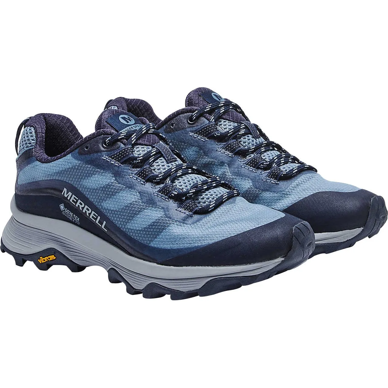 Merrell Moab Speed GORE-TEX Womens Walking Shoes - Blue High Traction Boots