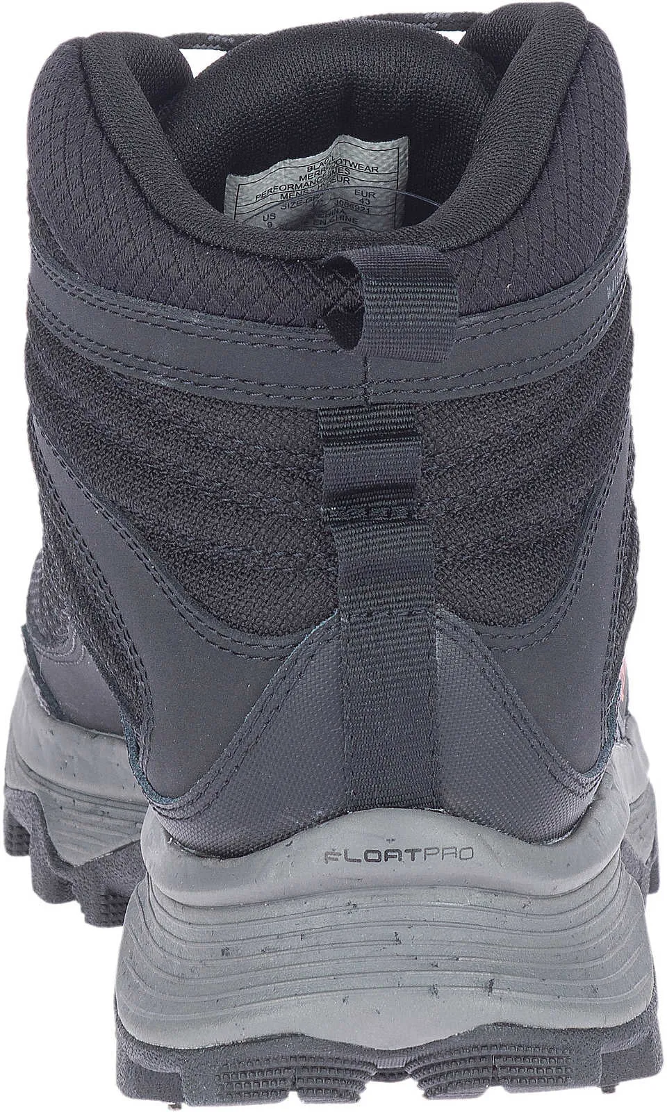 Merrell Moab Speed Thermo Spike Mid Waterproof Mens Walking Boots - Black Anti Fatigue
