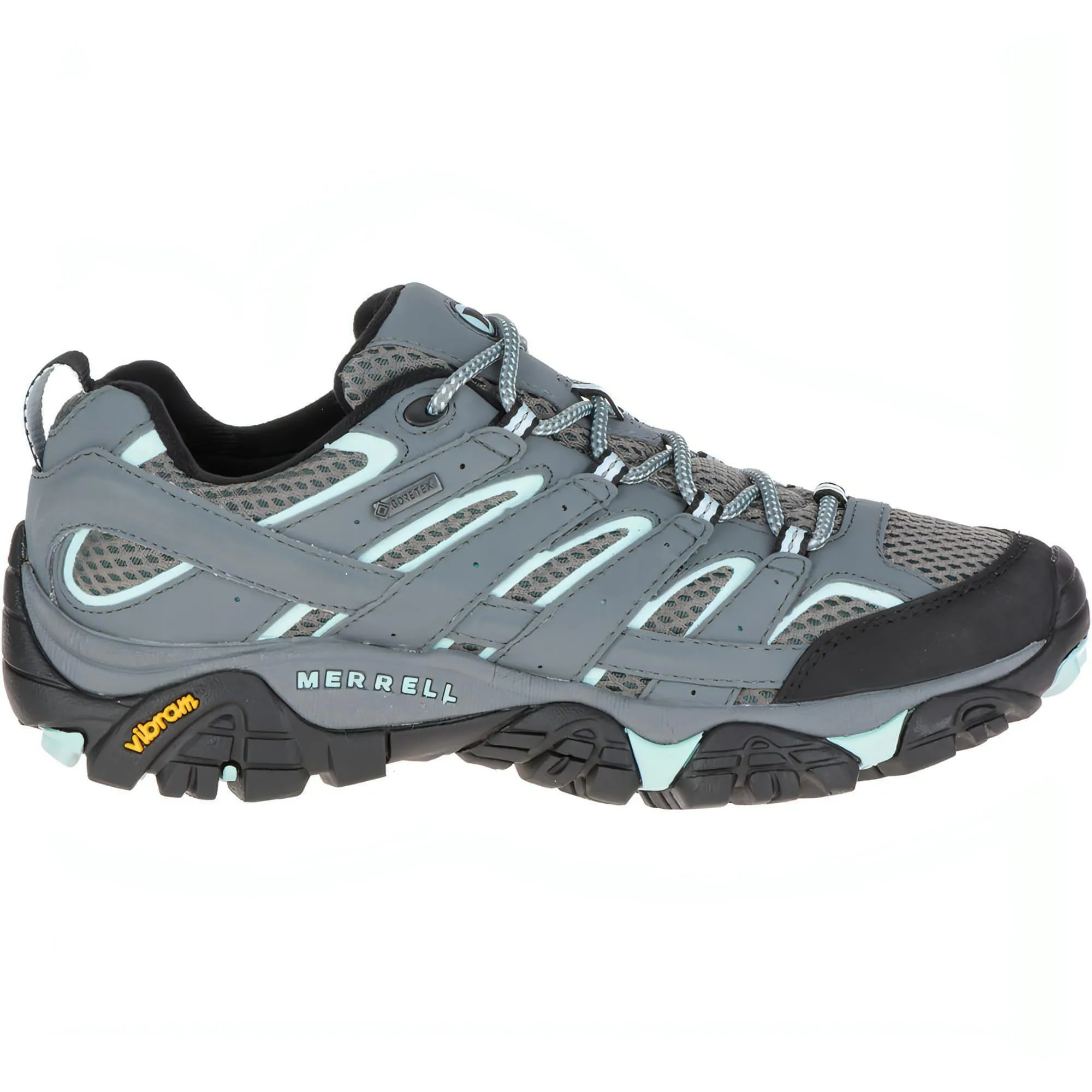 All Season Use Reinforced Seams Merrell Moab 2 GORE-TEX Womens Walking Shoes - Grey