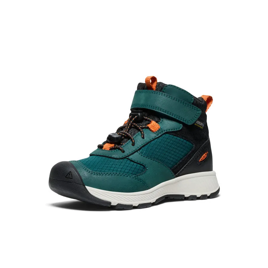 Track Grip Little Kids' Skua Waterproof Boot  |  Ponderosa Pine/Gold Flame