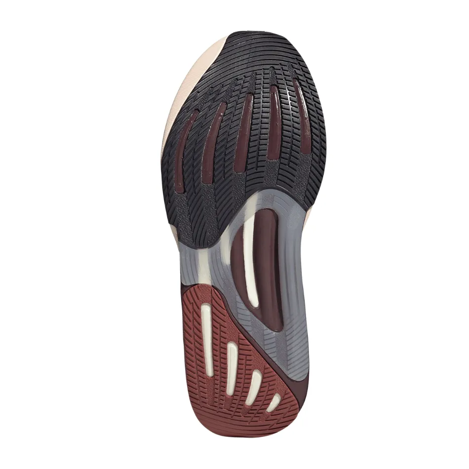 Adidas Women's Supernova Solution 2 Running Shoes in Aurora Ink/Wonder Quartz/Aurora Ruby SS25 Airflow Fabric
