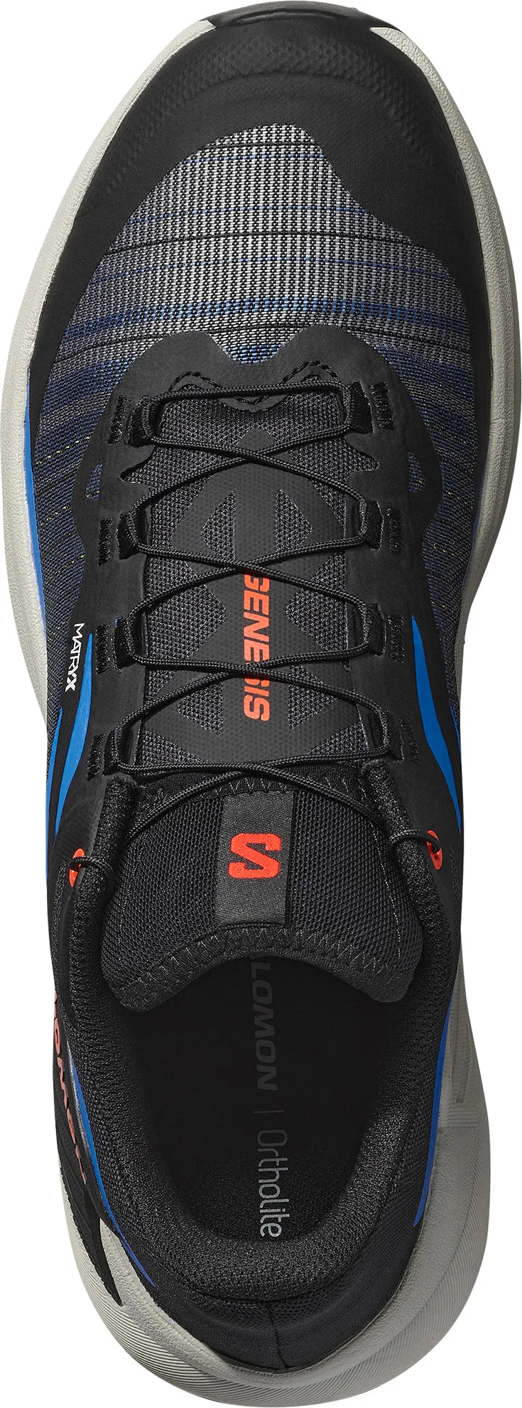 Inner Padding Thermal Insulation Salomon Genesis Mens Trail Running Shoes - Black