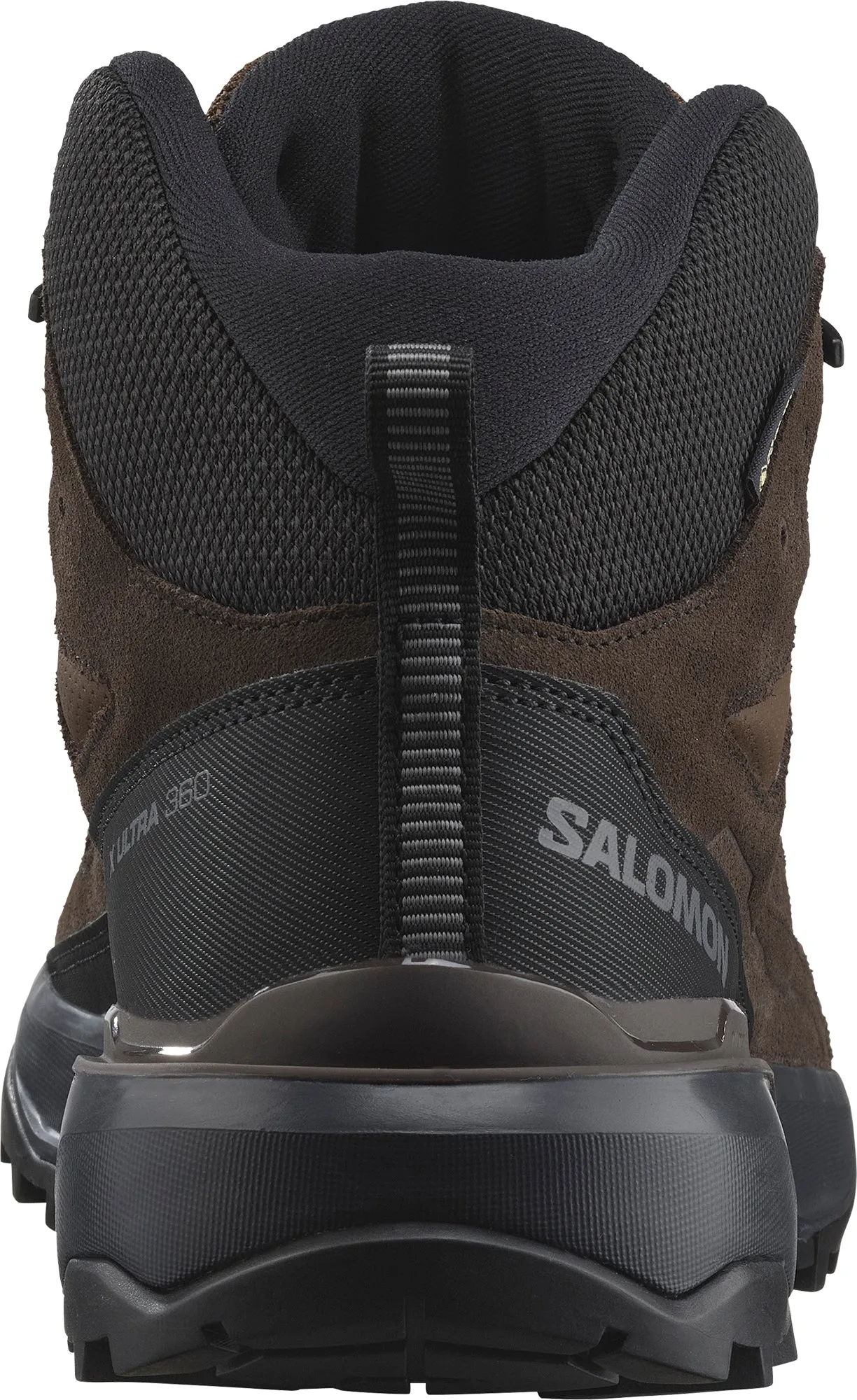 zipper Night Trek Salomon X Ultra 360 Leather Mid GORE-TEX Mens Walking Boots - Brown