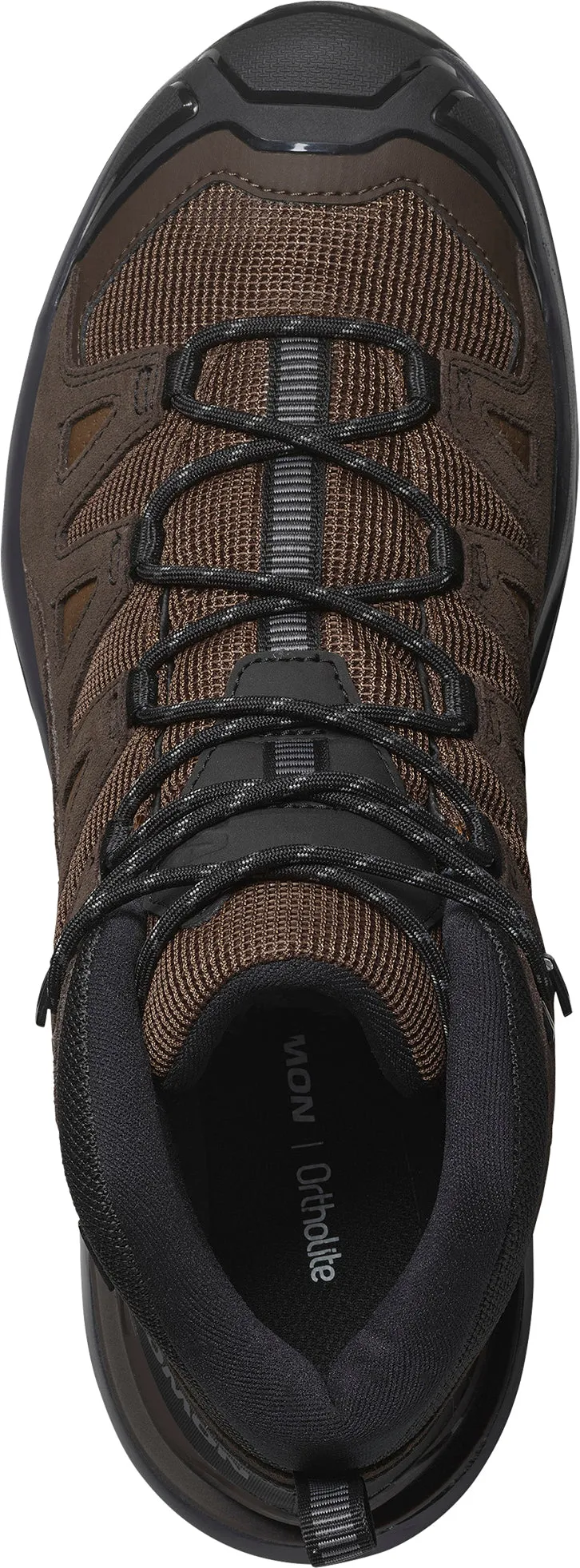 buckle Recovery Salomon X Ultra 360 Leather Mid GORE-TEX Mens Walking Boots - Brown