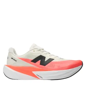New Balance Men's Fuelcell Rebel v5 Running Shoes in Urgent Red/White/Sea Salt AW25 speed - optimized shoes