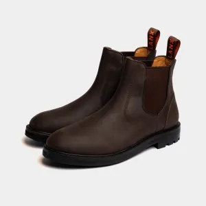 Comfortable Footwear HOGHTON // BROWN DISTRESSED