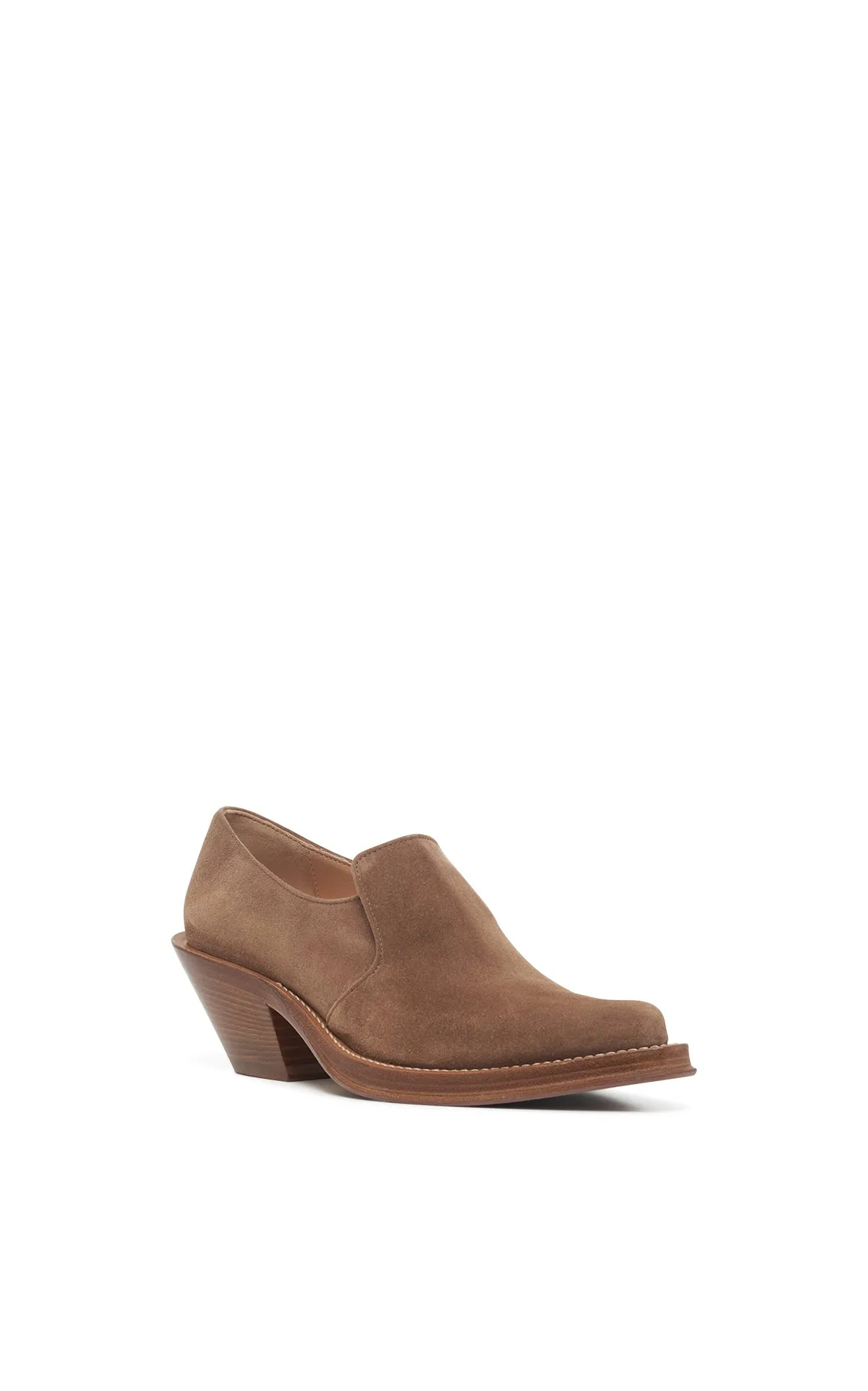 Suede Jack Loafer in Dark Sand Suede