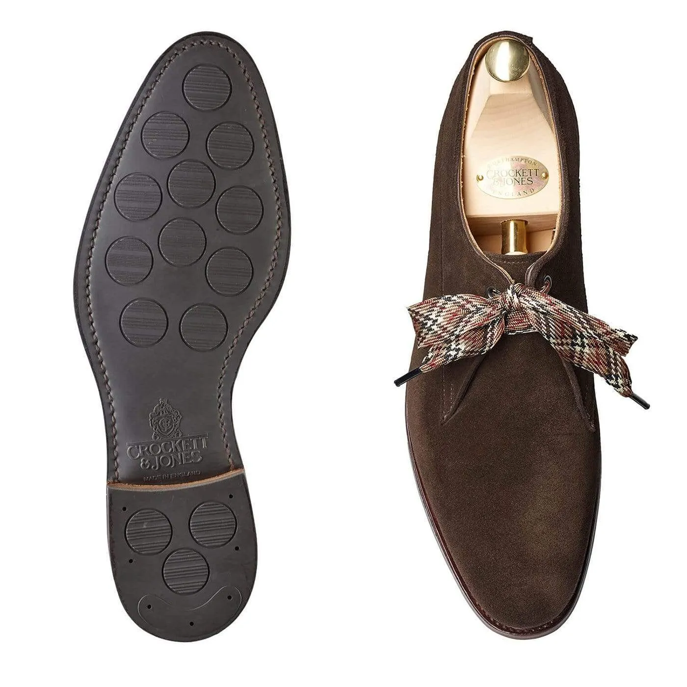 Minimal Look Professional Footwear Lisa Dark Brown Suede