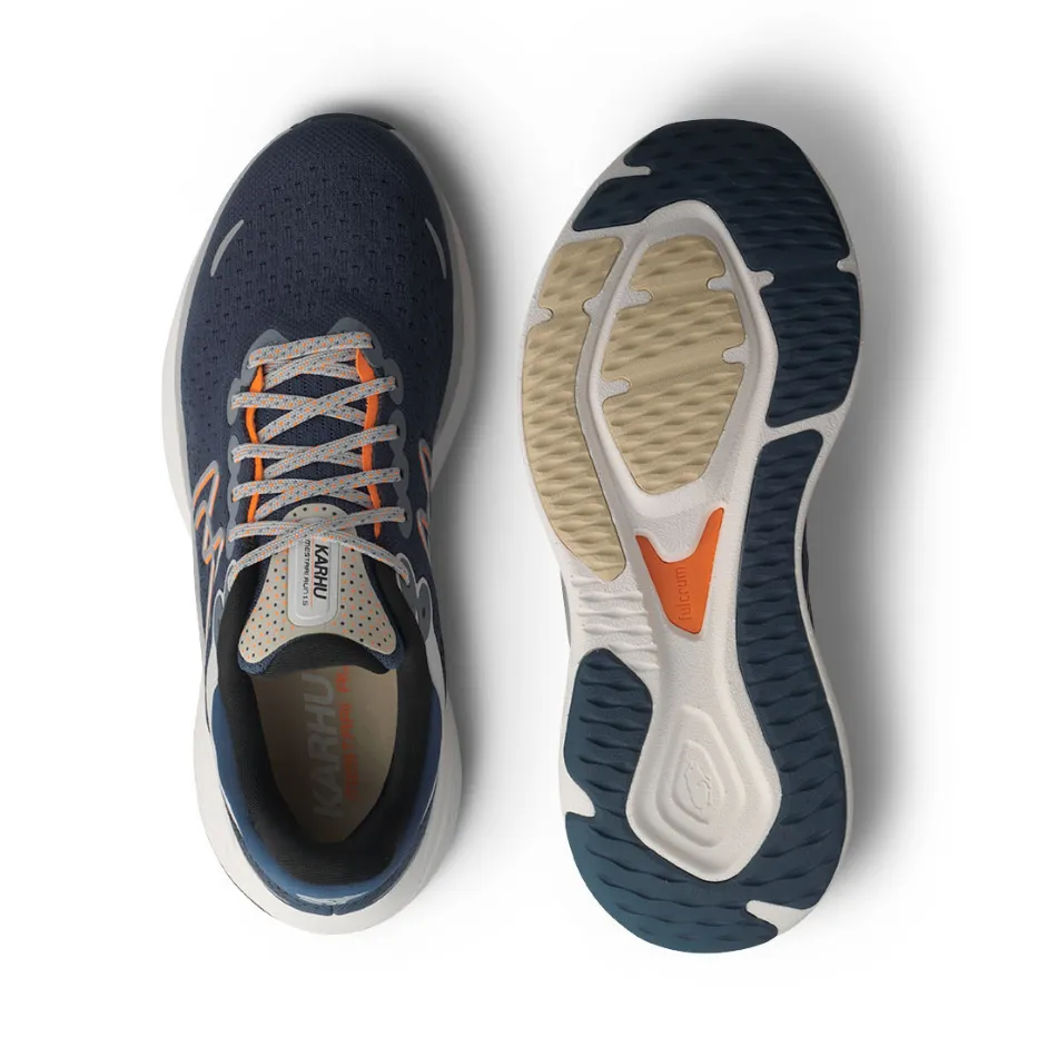 Karhu Men's Mestari Run 1.5 Running Shoes in Titan/Shocking Orange AW25 treadmill shoes Cushion Comfort