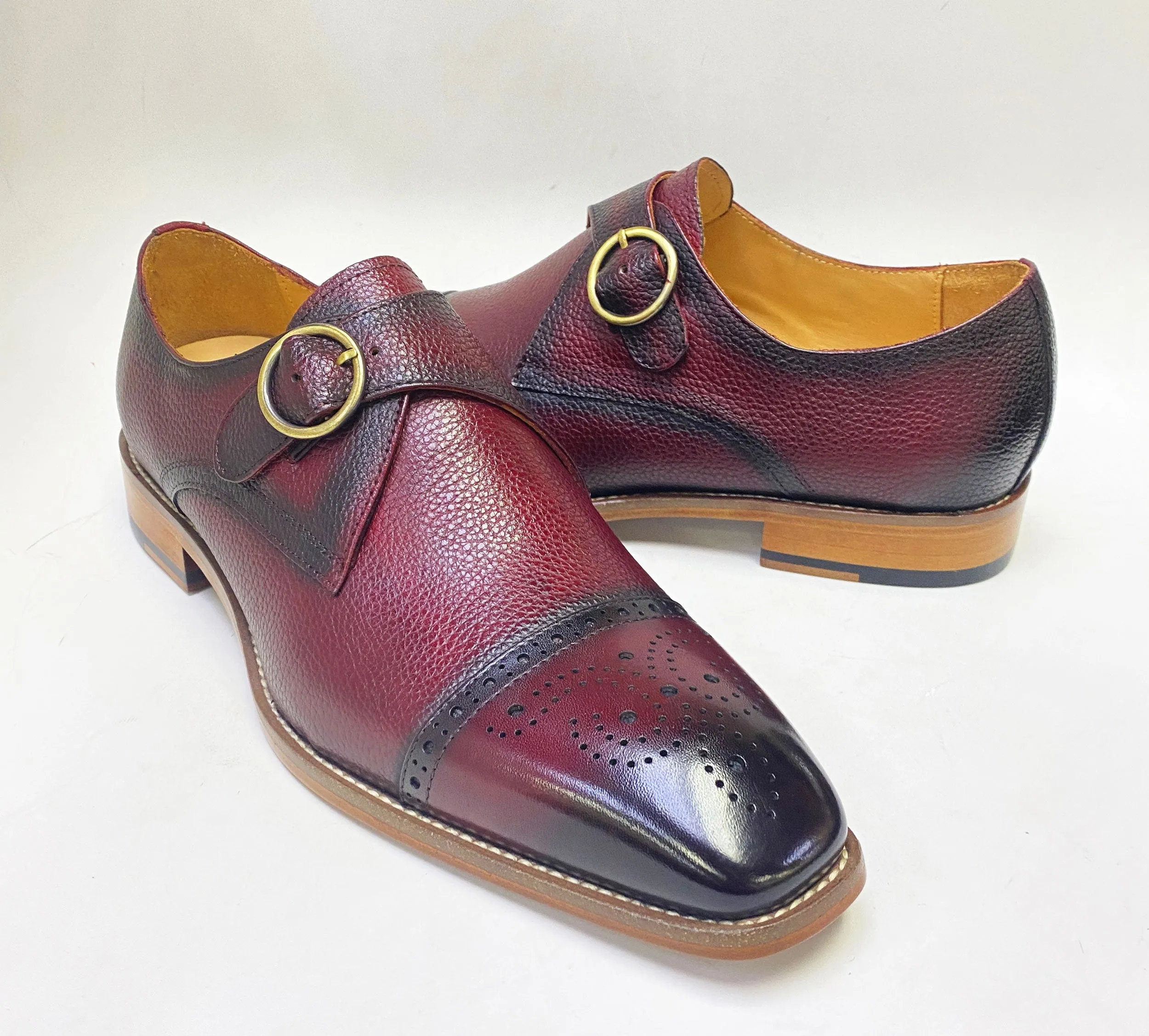Style: 903-08E-Burgundy Crisp Look
