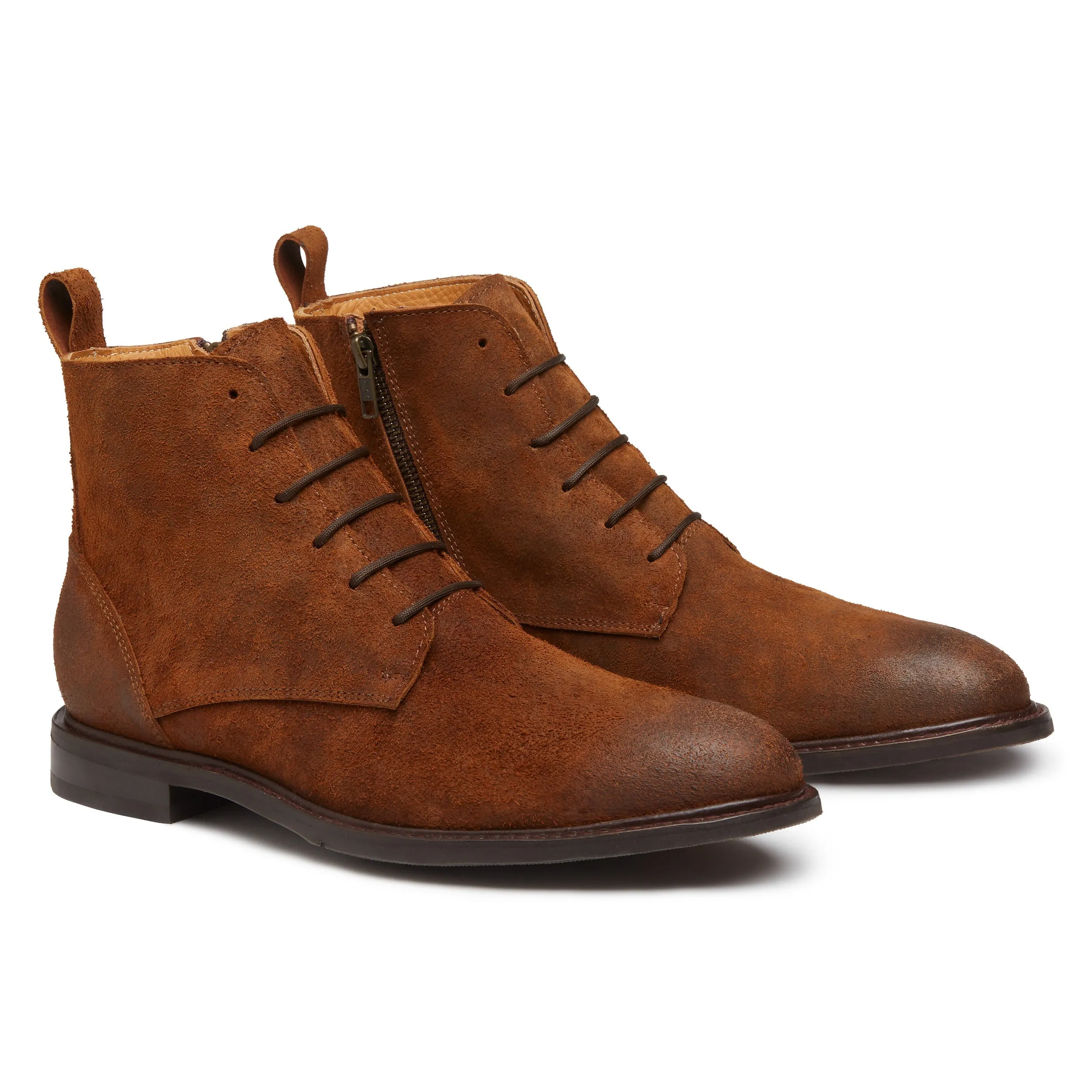 STEEL TOE LACE UP BOOT MICH GINGER Leather Style