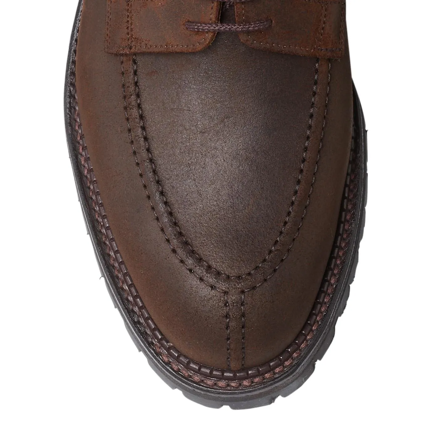 Denver Dark Brown Rough-Out Suede Mens Footwear Daily Routine