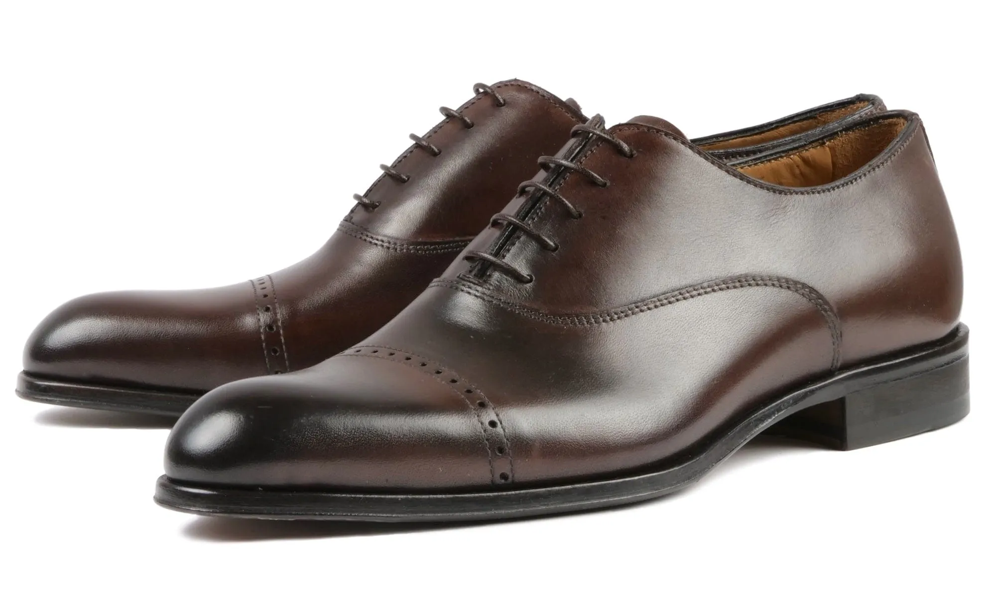 Durable Build Harrow Cap Toe Oxford Brown