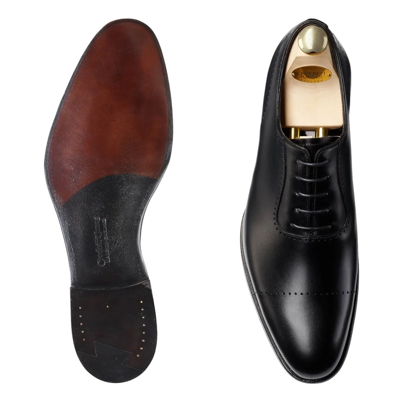 Courtenay Black Calf Trendy Fit Shoes Simple Leather Walk