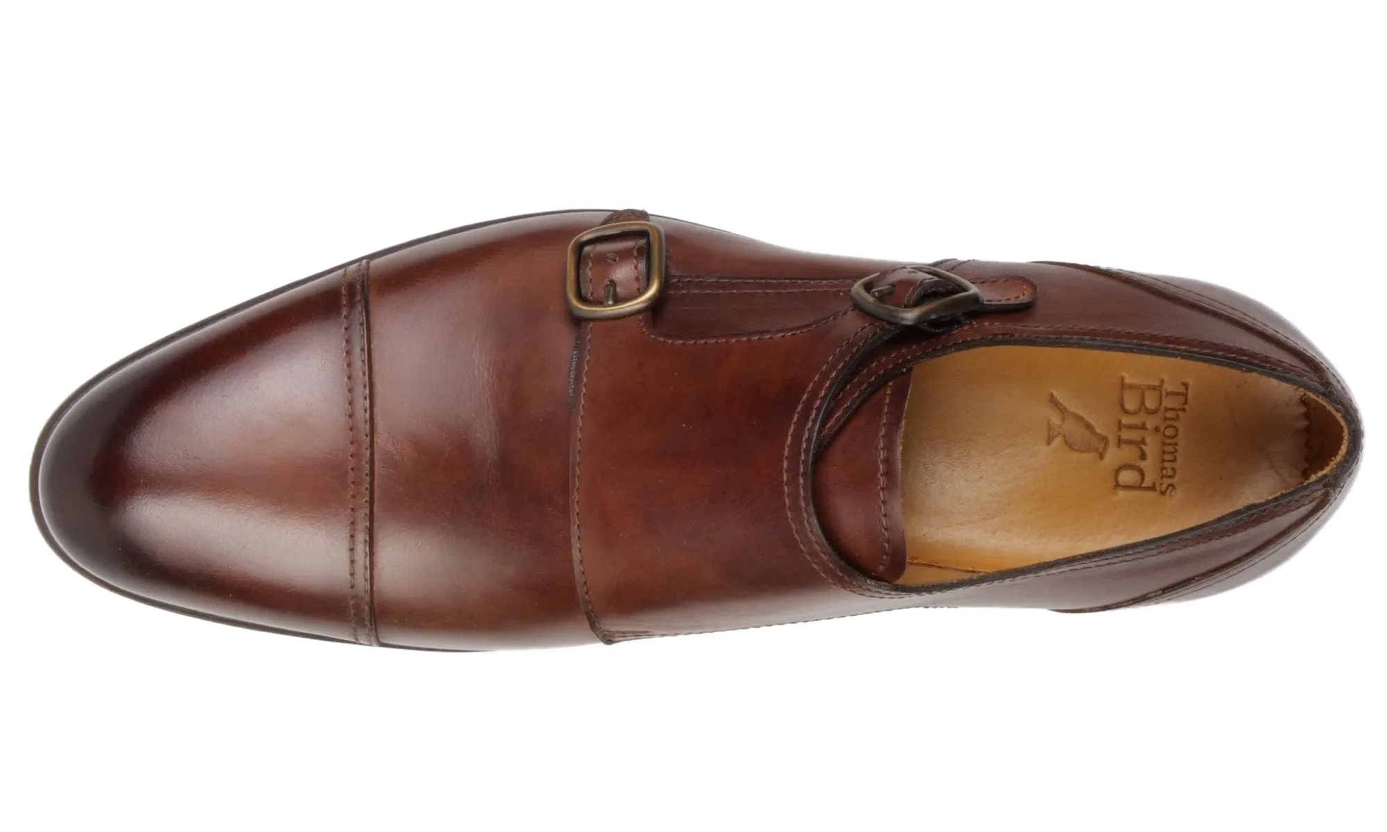 Bourne Monk Strap Tan High-Quality Fit City Shade