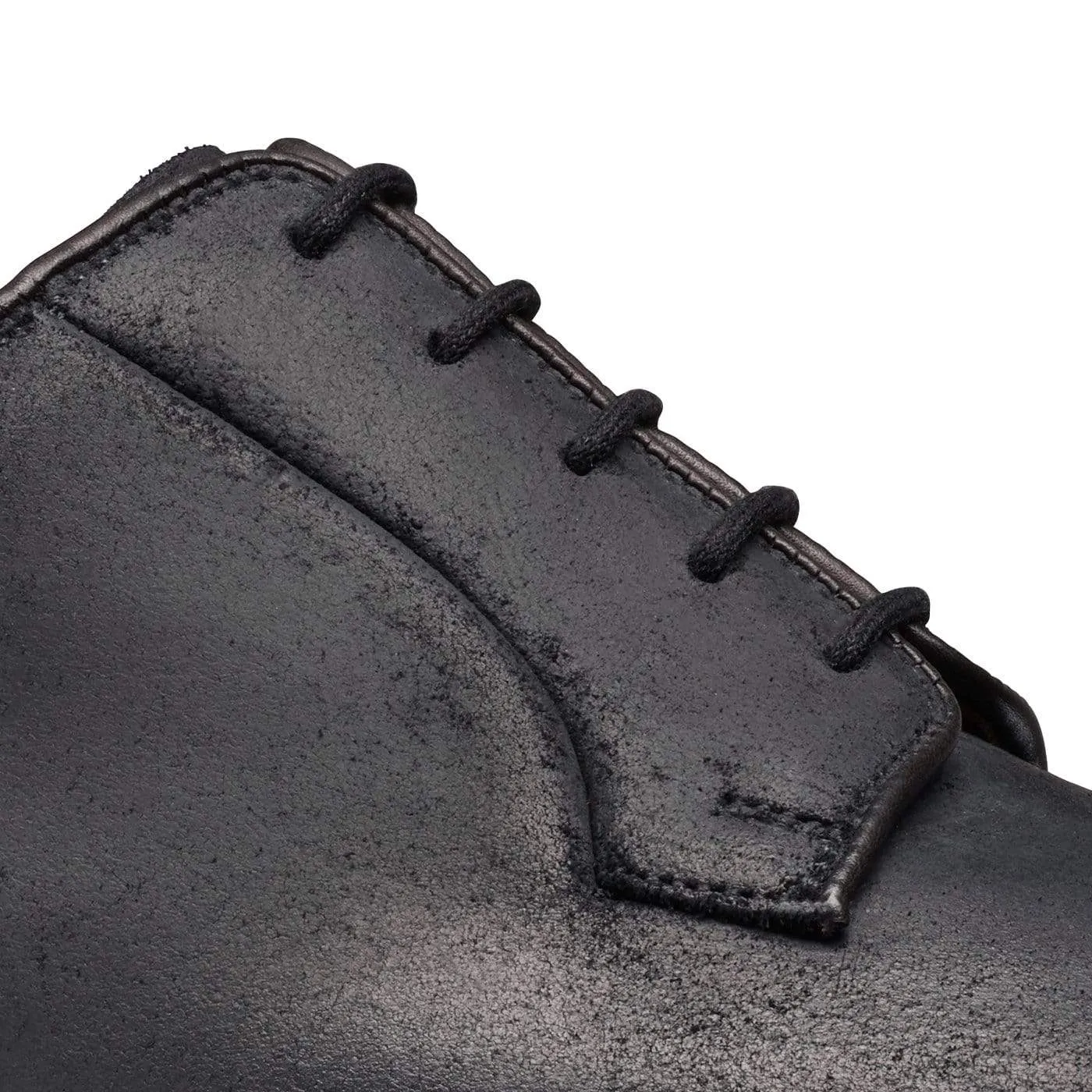 Step Ready Lanark 3 Black Rough-Out Suede