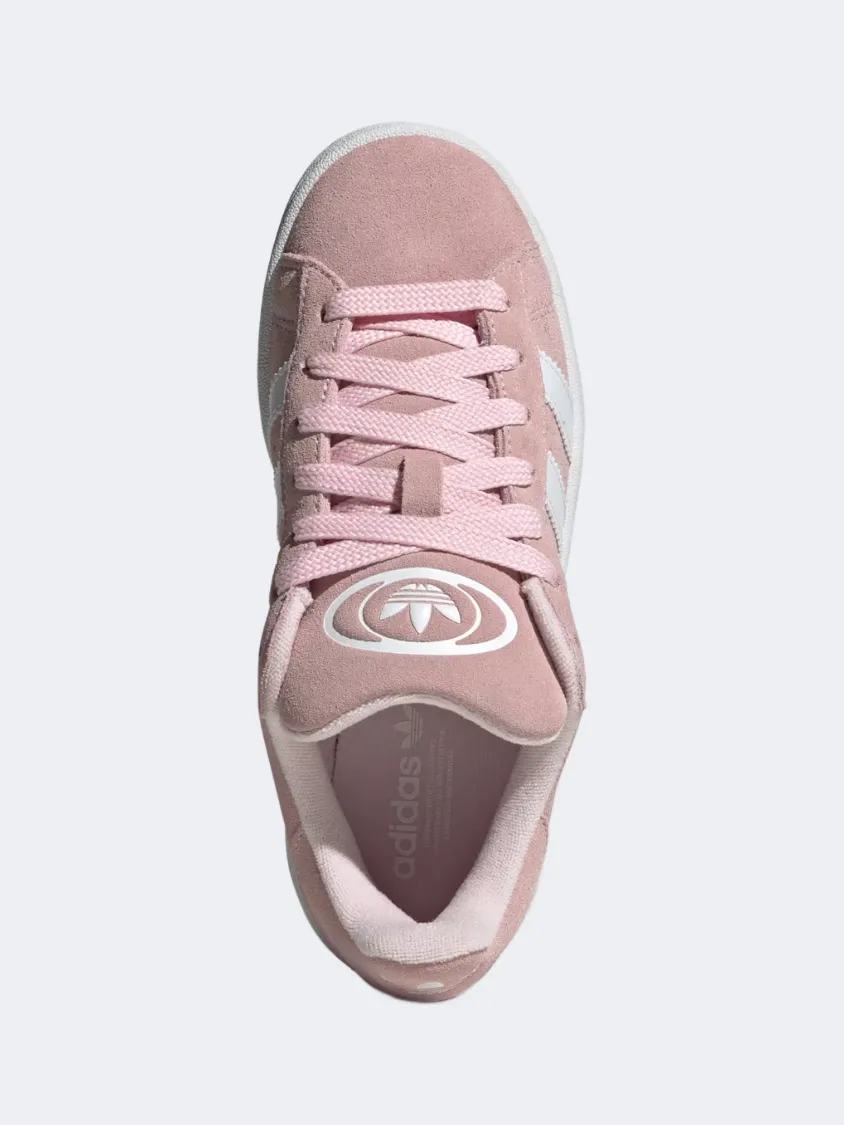 Adidas Campus 00S Gs-Girls Original Shoes Pink/White/Gum Bone Aid Slip Resistant