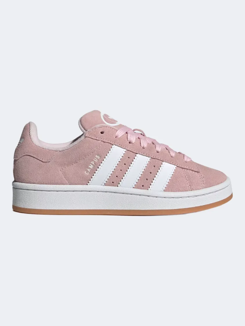 Adidas Campus 00S Gs-Girls Original Shoes Pink/White/Gum Sturdy Build