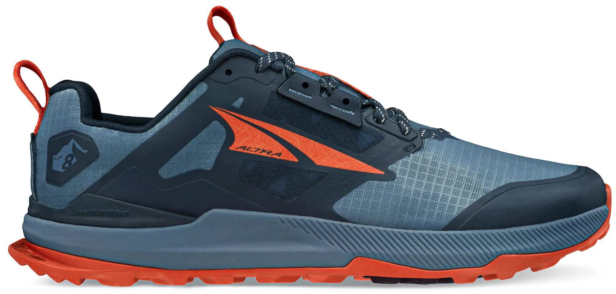 Casual Gym Altra Lone Peak 8 Mens Trail Running Shoes - Blue