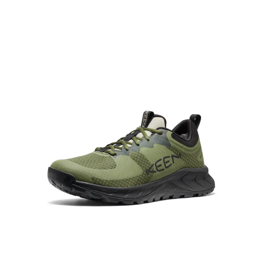 Arch construction aids in reducing strain during lifting Men's Versacore Waterproof Shoe  |  Bronze Green/Black