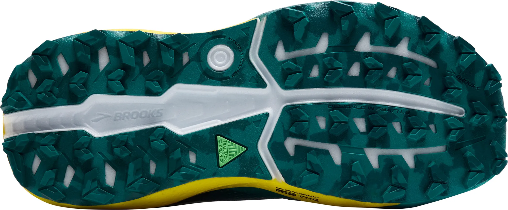 Brooks Caldera 8 Mens Trail Running Shoes - White Walk Style Stable Fit