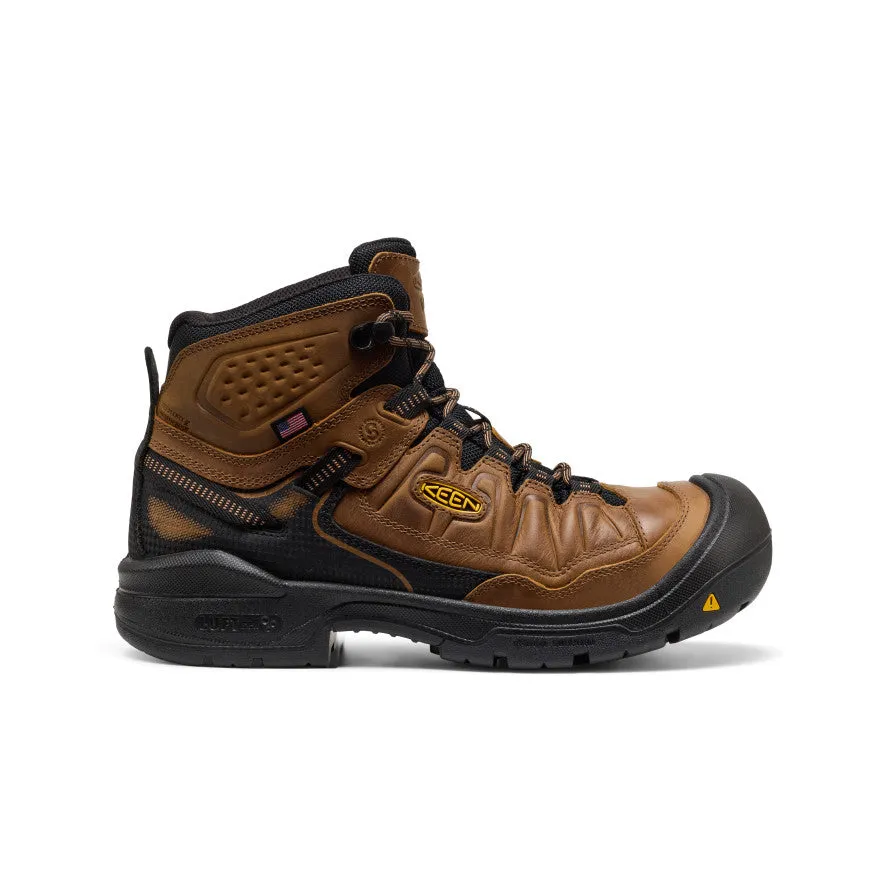 Men's Targhee IV Waterproof Work Boot (Soft Toe)  |  Belgian/Black Odor Resistant Comfort fit prevents hotspots during intense motion