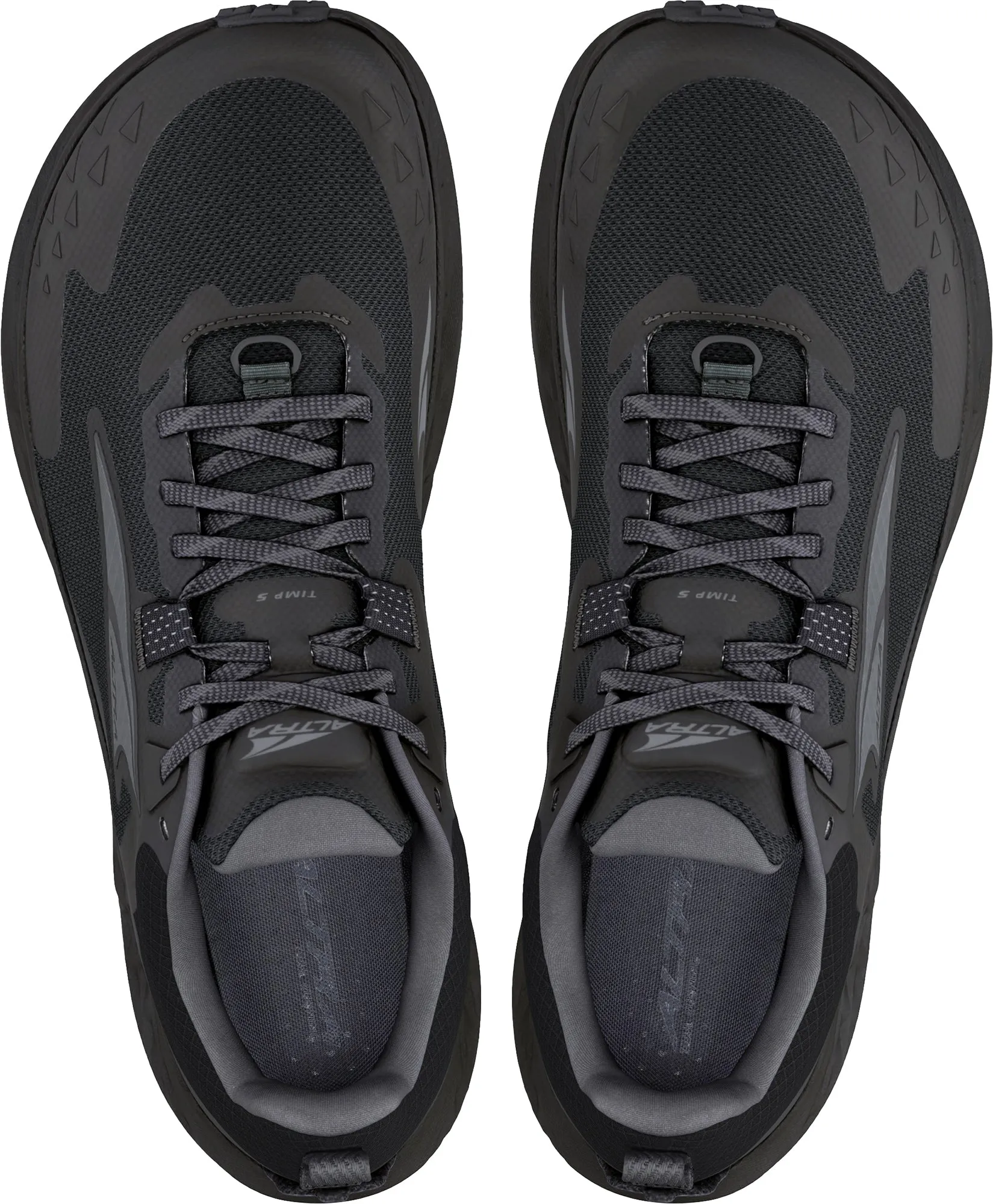 Soft Motion Energy Movement Altra Timp 5 Mens Trail Running Shoes - Black