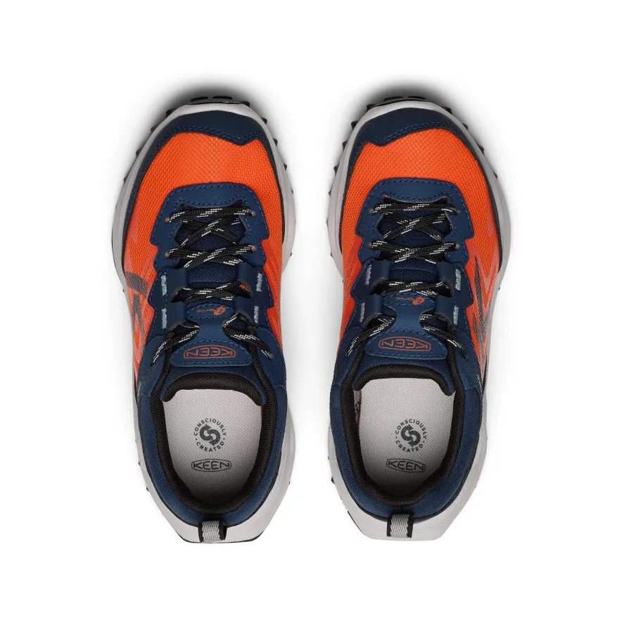 Motion Sync Every Step Big Kids' Zionic Waterproof Shoe  |  Naval Academy/Scarlet Ibis