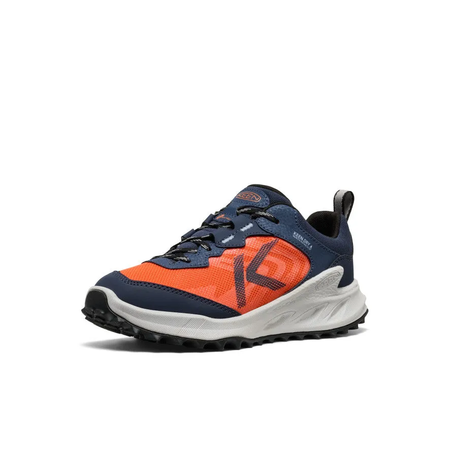 Toe Protection Big Kids' Zionic Waterproof Shoe  |  Naval Academy/Scarlet Ibis
