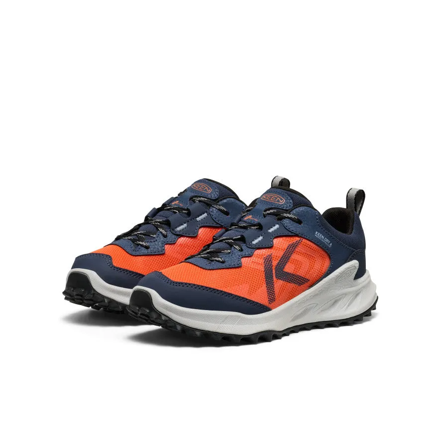 Big Kids' Zionic Waterproof Shoe  |  Naval Academy/Scarlet Ibis Soft Landing