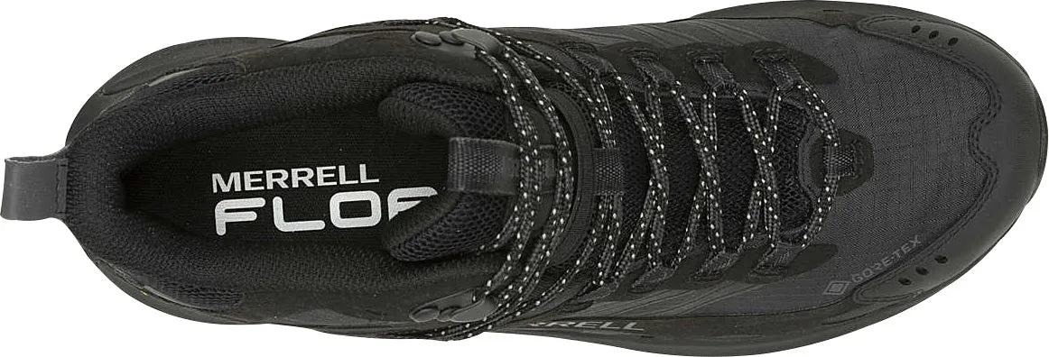 Strong Ankle Support Supportive Fit Merrell Moab Speed 2 Mid GORE-TEX Mens Walking Boots - Black
