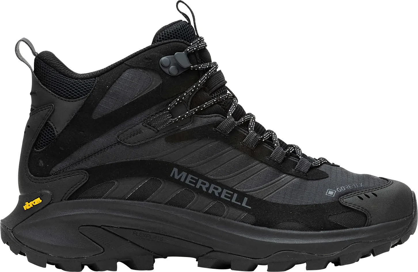 Merrell Moab Speed 2 Mid GORE-TEX Mens Walking Boots - Black All Terrain Protection Ultimate Footwear