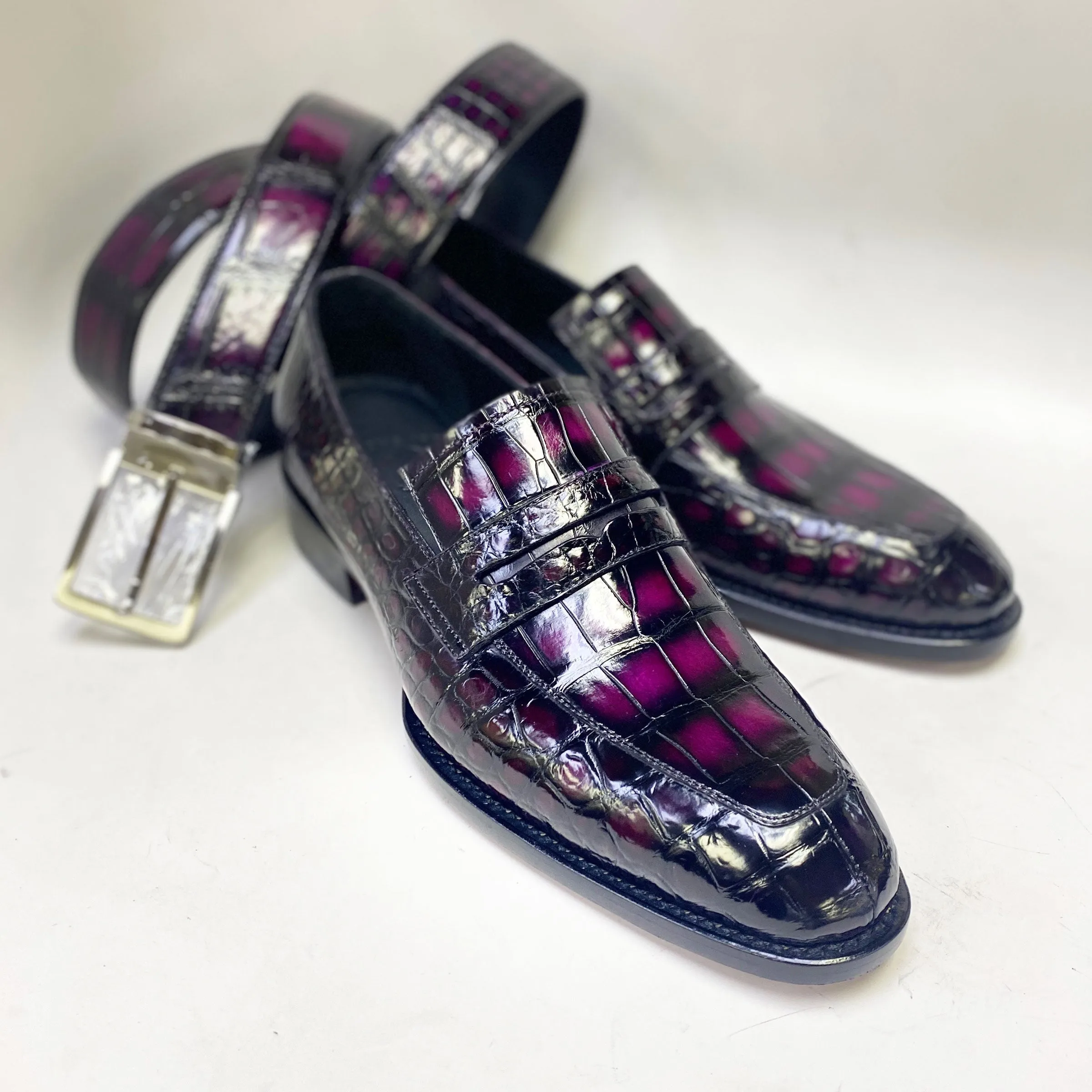 Style: Mirage-Purple Stretchable Material
