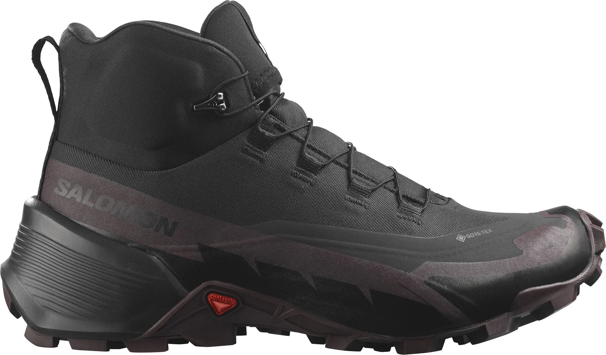 Salomon Cross Hike Mid 2 GORE-TEX Womens Walking Boots - Black Long Hike Support Supportive Hiking