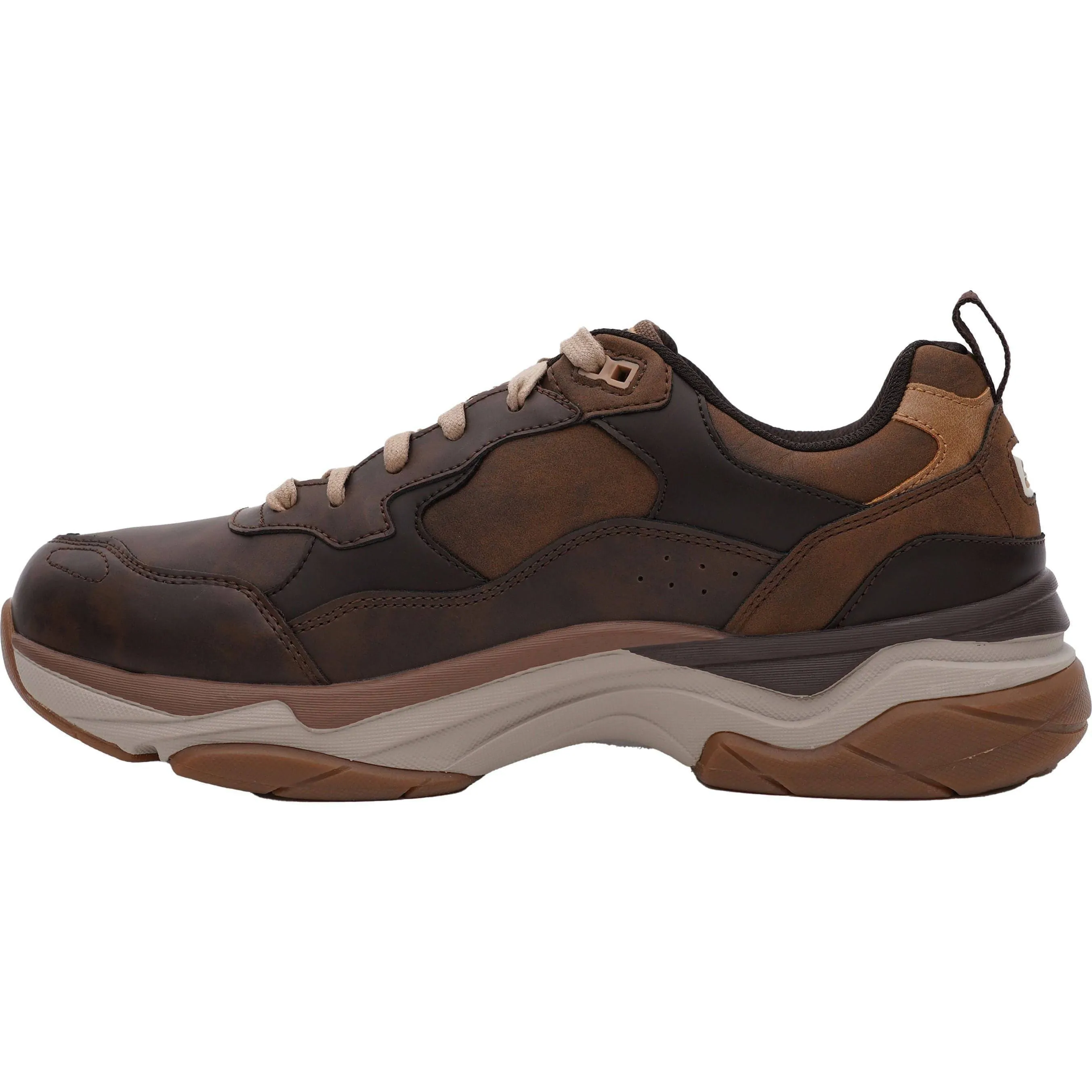 Skechers Staxed Brandin Mens Walking Shoes - Brown Trail Blazing Boots